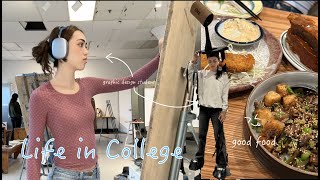 week in my life at Boston University  | good food, studio class, hanging with friends