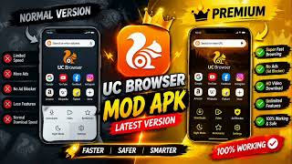UC Browser MOD APK Latest Version (2026) 🚀 Fast Download, Ad-Block & All Features Unlocked👑#youtube  screenshot 4
