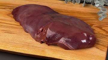 The most tender beef liver in 15 minutes! The secret to quickly tenderizing even the toughest liver!
