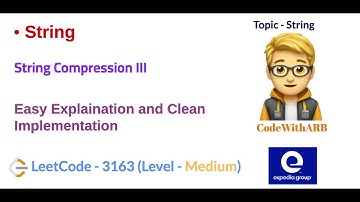 String Compression III  (LeetCode 3163) (String)