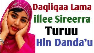 Daqiiqaa Lamallee Sireerra Turuu Hin Danda'u