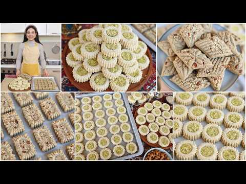 حلو العيد 2026 غريبة الفرينة البيضاء وغريبة درع زمنية باللوز والجلجلان بأدق التفاصيل بنة ومنفعة