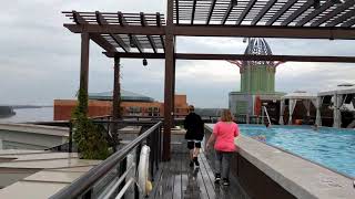 Homewood Suites Historic Savannah rooftop! (Part 2)