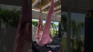 Йога в гамаках в Corendon hydros club Kemer