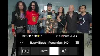 Guitar Backing Track Rusty Blade - Penantian