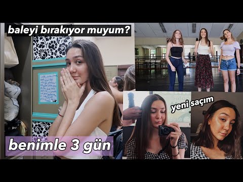 ESKİ OKULUMA VEDA, SAÇIMI KESTİRDİM // Benimle 3 Gün