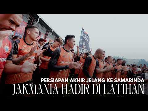 LATIHAN AKHIR! Jakmania Berikan Support Langsung di Persija Training Ground | Training Drill
