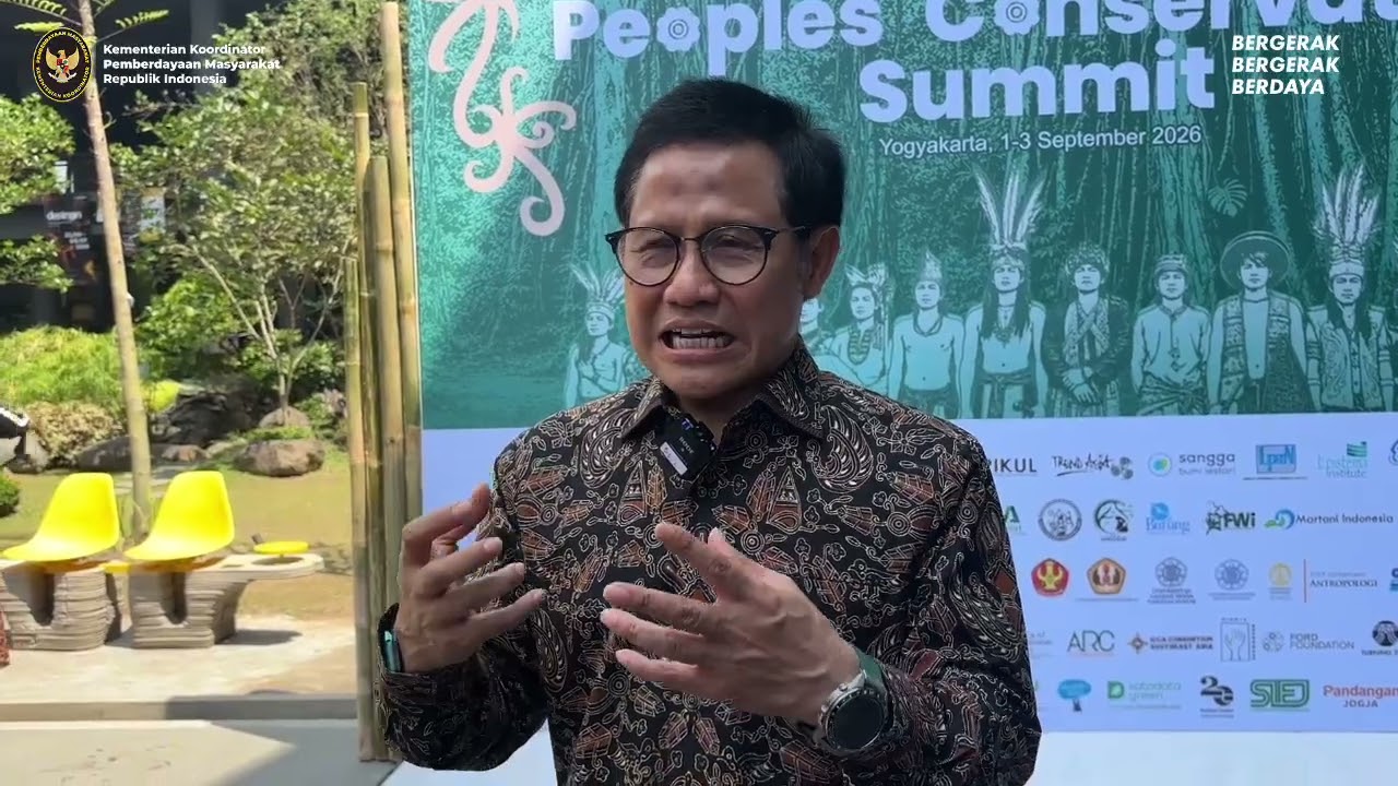Keterangan Pers Menko PM Dalam Agenda People's Conservation Summit 2026