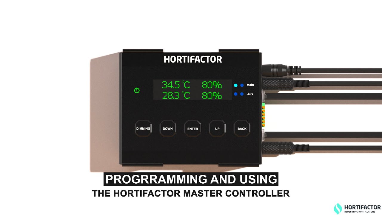 Hortifactor Master Controller User Guide Video Format 2022 #growlights