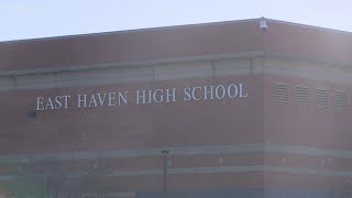 East Haven High School students fundraising for care packages to send to our troops