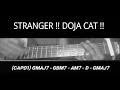 STRANGER !! DOJA CAT !! HOW TO PLAY CHORDS TUTORIAL GUITAR
