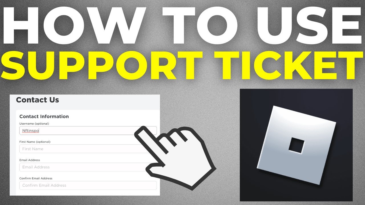 How to Use Roblox Support Ticket  What To Do With Roblox Support Ticket 