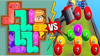 Puzzle Cats | Ball Run 2048 New Update Gameplay Walkthrough iOS & Android #shorts #games #funn screenshot 4