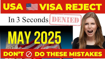 USA Visa Rejected After 2 Questions in 2025 |  Brutal Rules, Real Stories & Top Rejection Reasons !