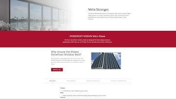 Aluminum Framed Storefronts and Entrances SpecWizard