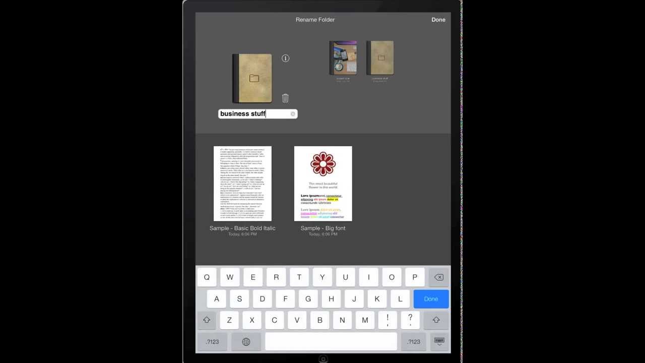 Textilus - How To Manage Folders?