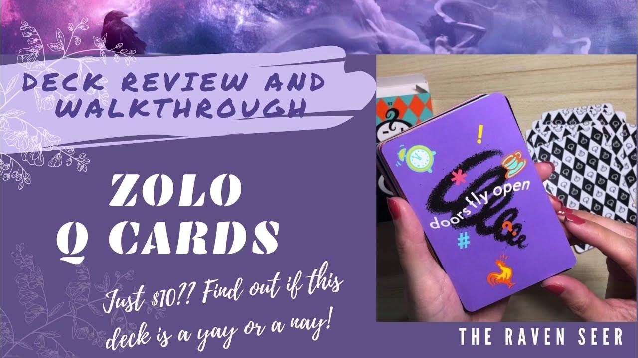 ZOLO Q CARDS Review and flip through. A ten dollar fortune telling