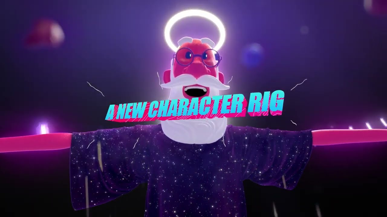 Cosmic GrandPa - A Free Character Rig for Cinema 4D