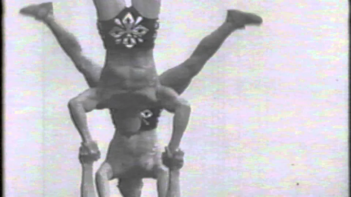 Acrobats on the Empire State Building in 1935