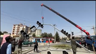 Installation of traffic signs in Afghanistan screenshot 2