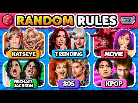 Save One Song 🎶RANDOM Rules 🔥 | SPIDER-MAN, Katseye, KPop,...