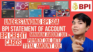UNDERSTANDING BPI SOA STATEMENT OF ACCOUNT MINIMUM AMOUNT DUE vs  TOTAL AMOUNT DUE