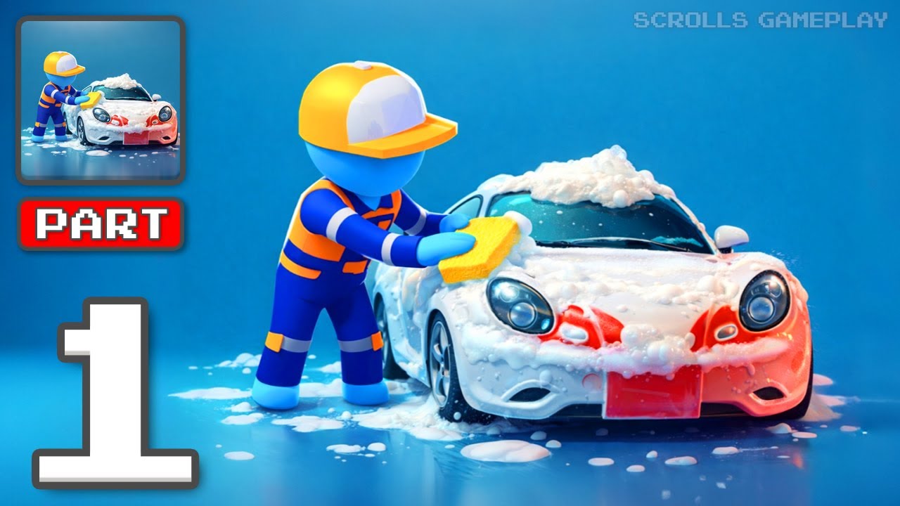 Car Care Idle - Gameplay Walkthrough Part 1 - Build Your Car Empire (iOS, Android)