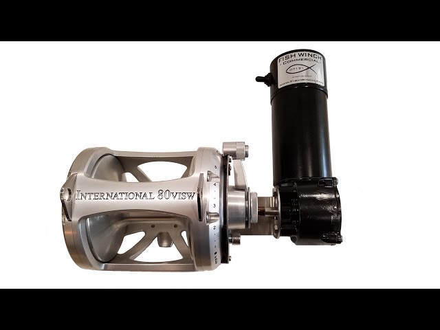 FISH WINCH® Commercial - Electric Reel Drive (fits 100+ Penn, Shimano, Daiwa,  Avet, & other reels) 