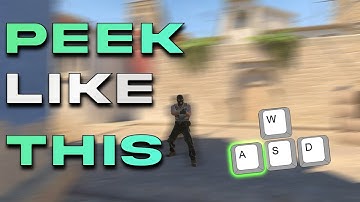 CS2 HOW TO PEEK MID MIRAGE (EGO PEEK)