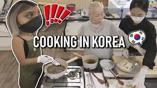 Cooking in Korea with a Buddhist Nun | I’m not really good at cooking… [Korean Temple Food Center]