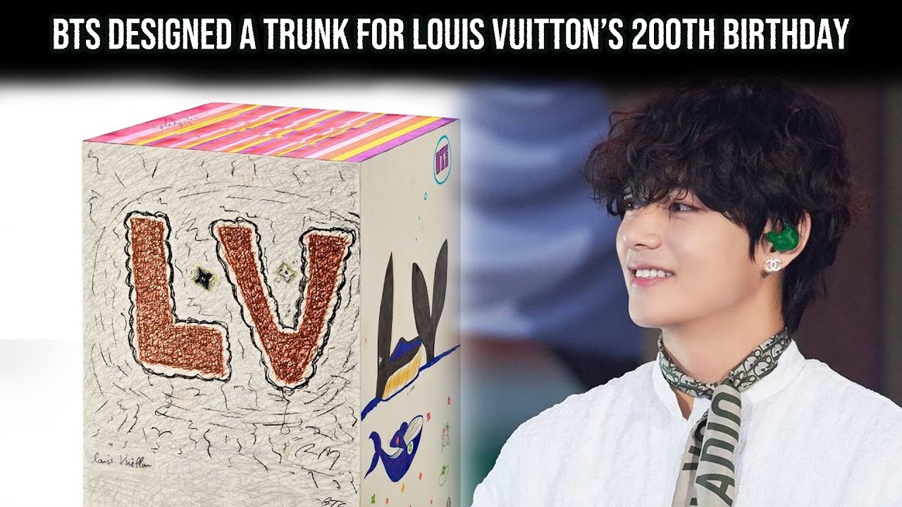 BTS Designed A Trunk For Louis Vuitton's 200th Birthday, Here's A First  Look At Their Design 