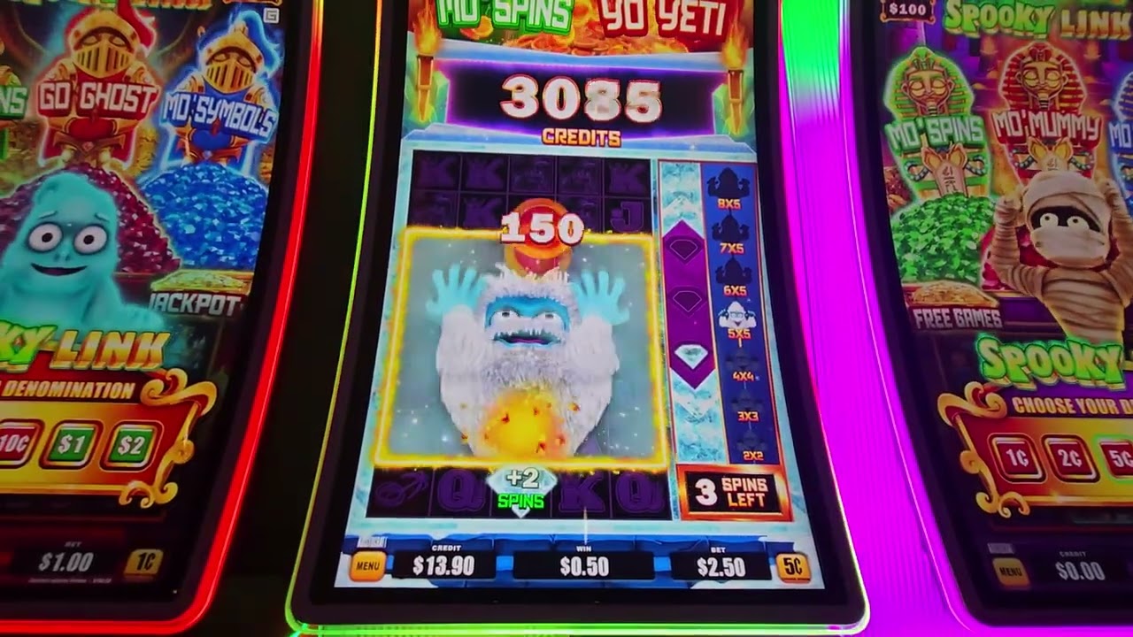 Spooky Link Yeti Bonus Play - Nice Win! 