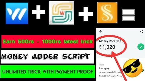 🔥 Get 500rs-1000rs free in paytm || with automatic MONEY Add script || How Earn money on online