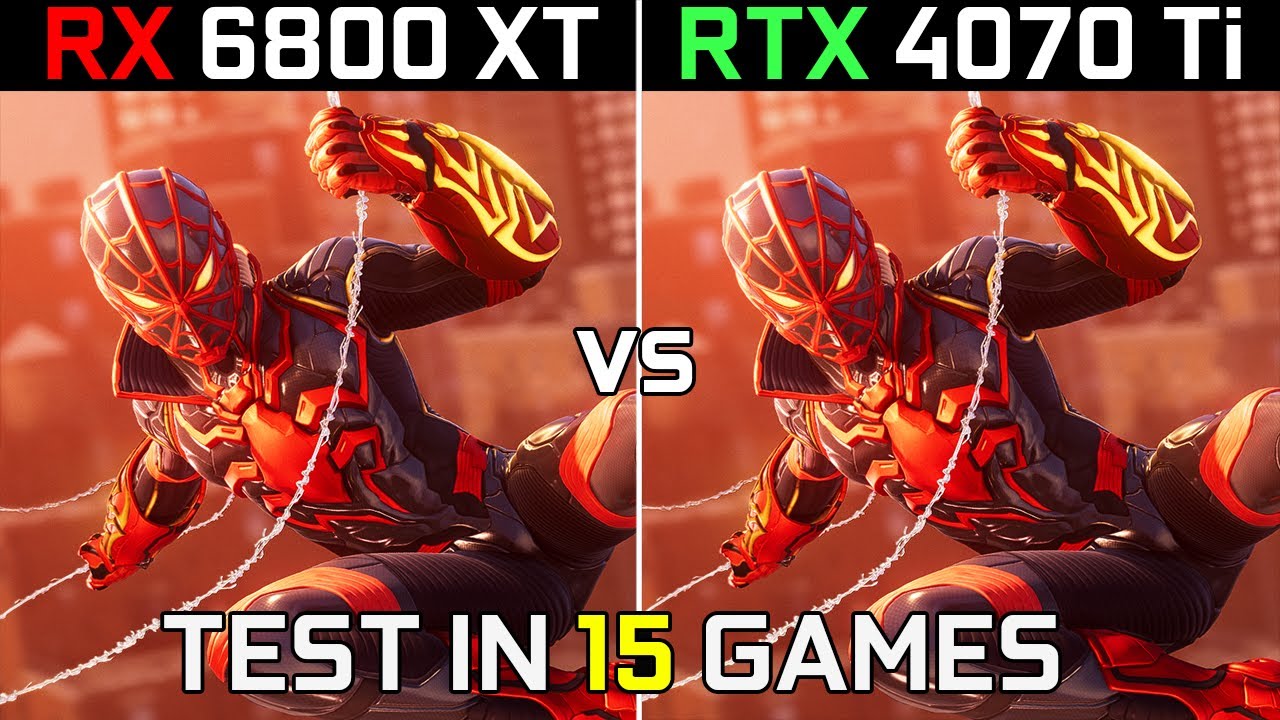 RX 6800 XT OC vs RTX 4070 Ti, Test in 15 Latest Games at 1440p, Ultimate  Comparison