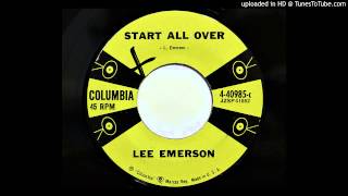 Lee Emerson - Start All Over (Columbia 40985) [1957 rockabilly]