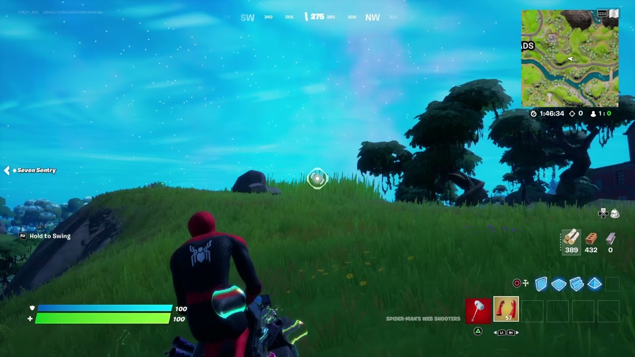 Traversal emote glitch spiderman