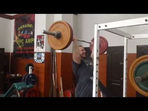 Жим стоя техника 