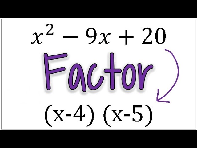 Factor to Solve: How to Factor Trinomials when the Leading