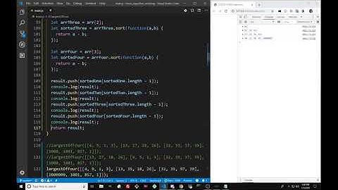 Basic Algorithm Scripting: Return Largest Numbers in Arrays Part One