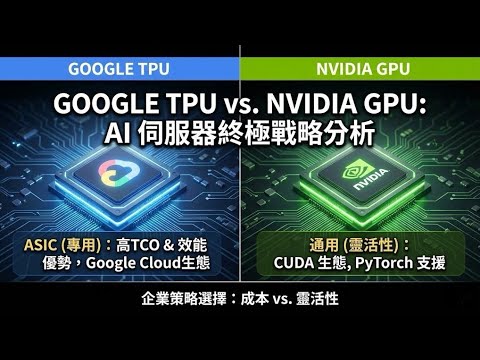 TPU vs GPU ，AI伺服器終極戰略分析 - YouTube