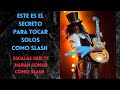 TOCA como SLASH!!🔥🎸 // con estas ESCALAS podrás TOCAR SOLOS al ESTILO de SLASH!