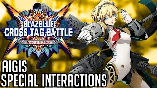 BlazBlue: Cross Tag Battle - Aigis' Special Interactions