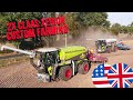 Kruse Friedewalde Agricultural Contractors: Slurry spreading and beet harvest [2x Claas Xerion 4000]