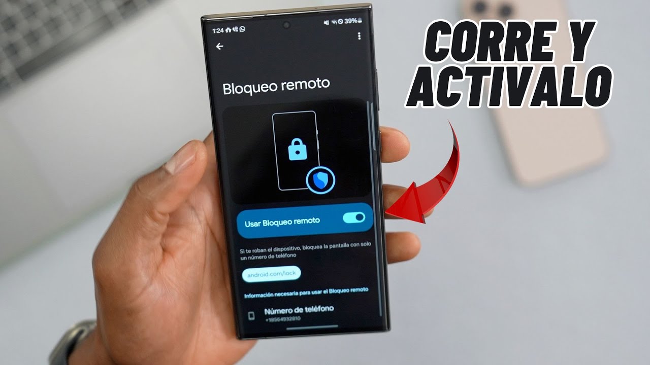 Activa la Función Anti robo de tu Teléfono