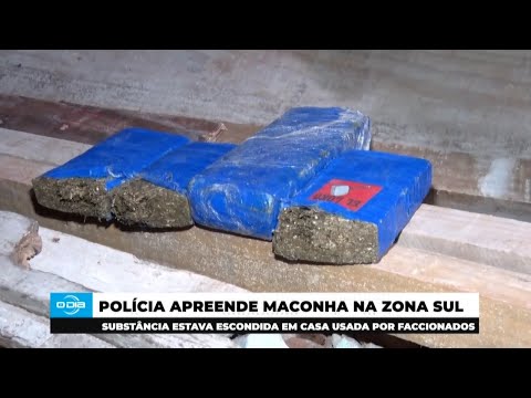Polícia apreende tabletes de maconha escondidos em casa utilizada por faccionados 09 08 2024