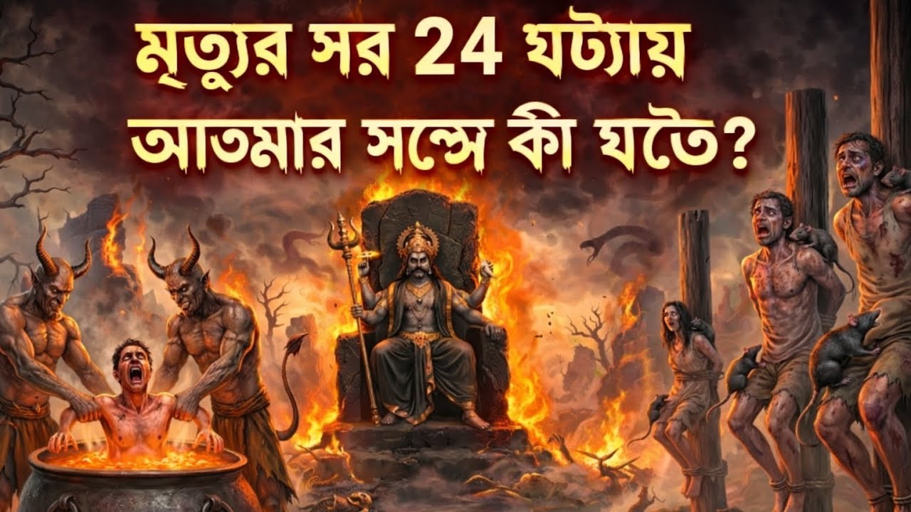 মৃত্যুর পর ২৪ ঘণ্টায় আত্মার সঙ্গে কী ঘটে? গরুড় পুরাণের ভয়ংকর সত্য | Gorur Puran Bangali 2026