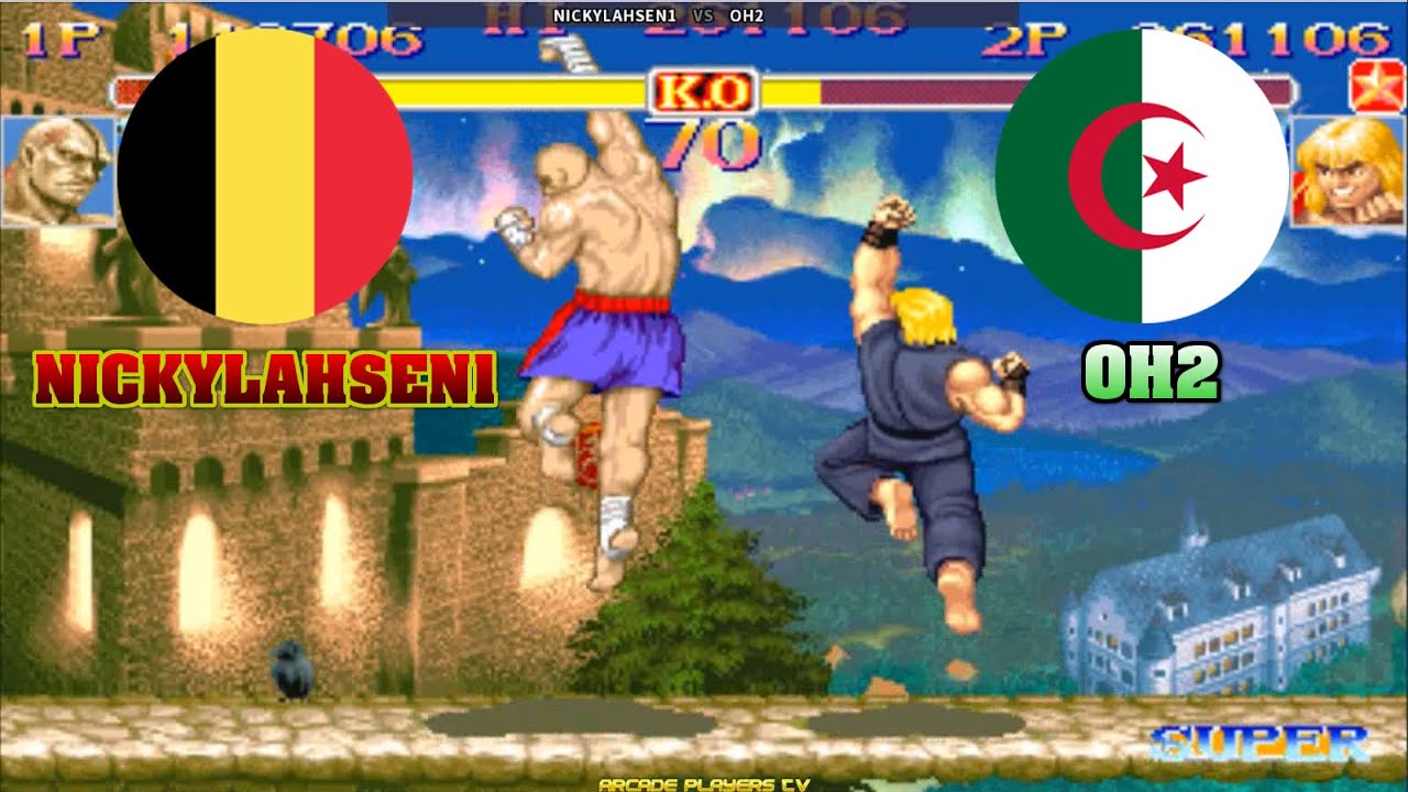 Super Street Fighter 2 Turbo ➤ NICKYLAHSEN1 (Belgium) vs OH2 (Algeria) 슈퍼 스트리트 파이터 2 터보
