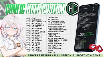 UPDATE CONFIG HTTP CUSTOM HC TERBARU  2025 | Internet Gratis 100% Work 🚀
