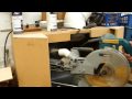 Chop Saw Dust Collection with a Clearvue Cyclone Chop Saw Dust Collection with a Clearvue Cyclone