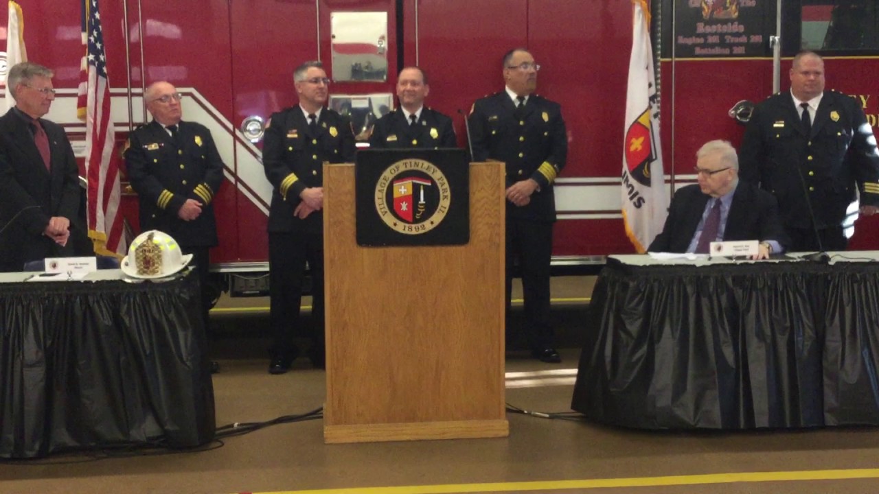 Fire Chief SwearingIn Ceremony (March 2017) YouTube